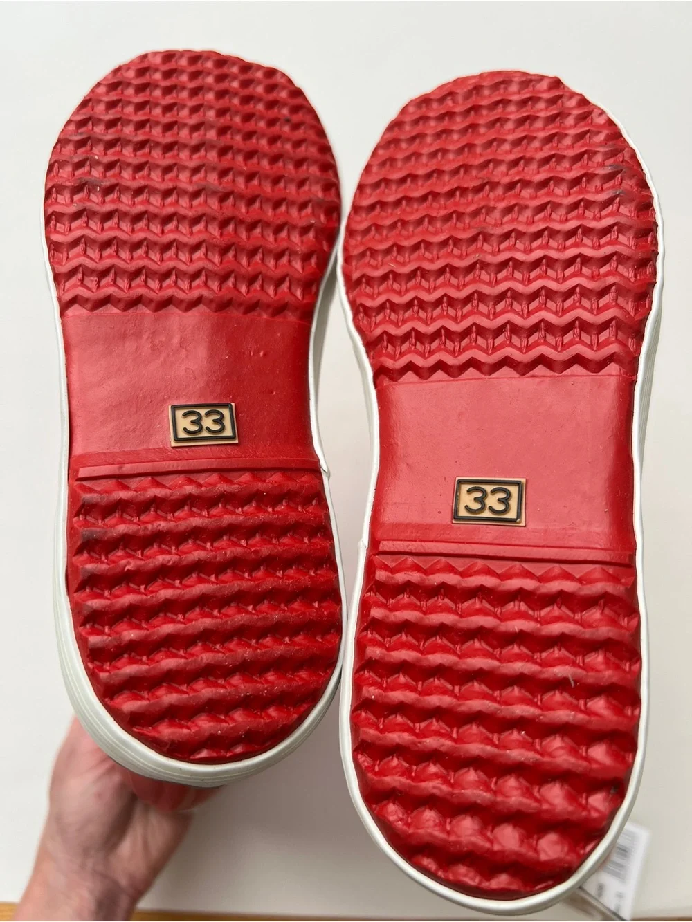 Kids Aigle Lolly Pop Boots in Rouge / Size EU 33